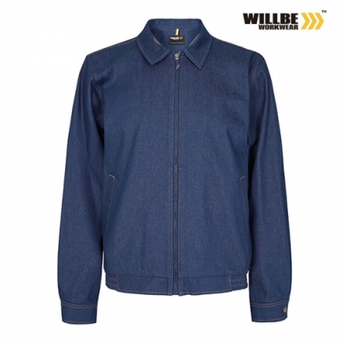 윌비(WILLBE) 루즈핏 데님 작업복 근무복 자켓 SO-12K