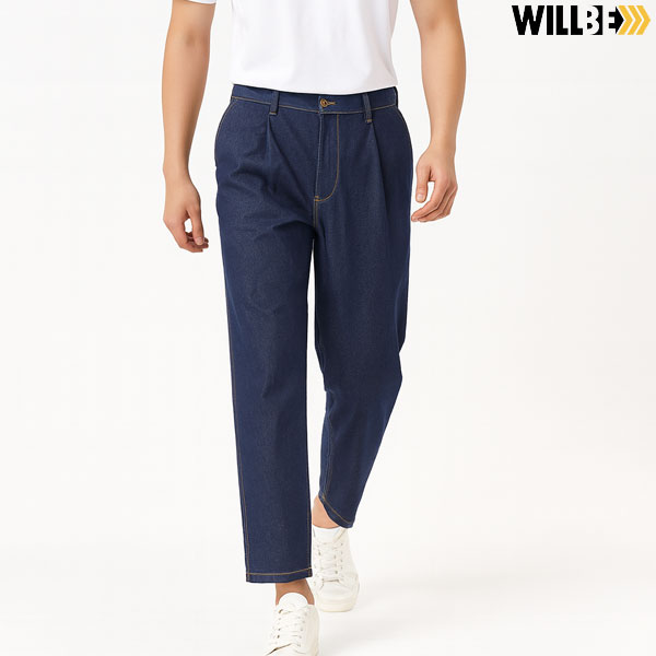 윌비(WILLBE) 테이퍼드 핏 블루진 데님 팬츠 SO-12P