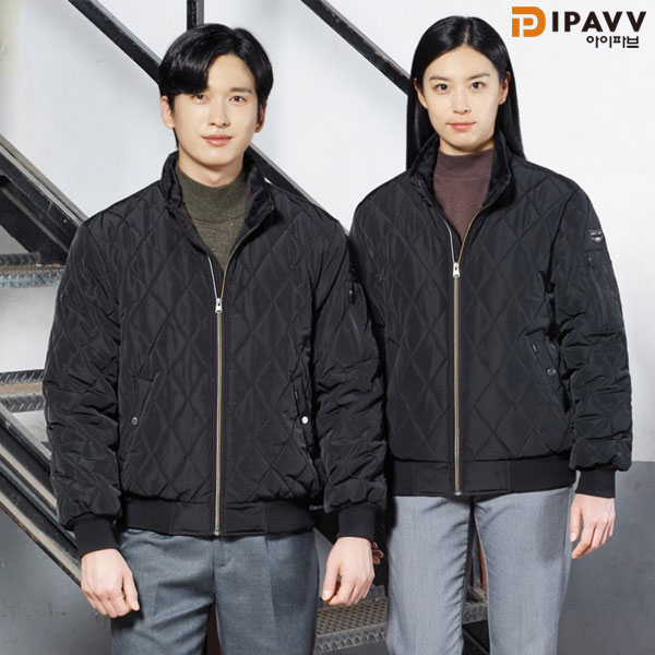 파브 겨울 작업복 근무복 동계 누빔 점퍼 동복상의 WM-J6401