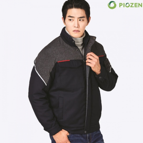 피오젠(PIOZNE) 웰론솜 반사띠 작업복 근무복 작업 점퍼 PW-J2413