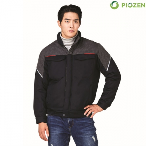 피오젠(PIOZNE) 웰론솜 반사띠 작업복 근무복 작업 점퍼 PW-J2413