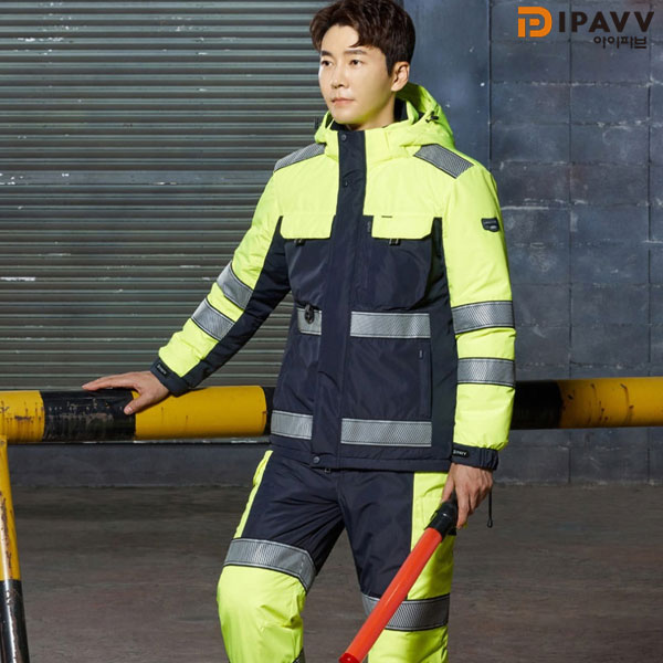 파브 겨울 주간/야간 작업복 근무복 동계 점퍼 동복상의 WM-KJ6402