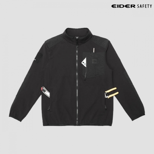 아이더 세이프티 우븐 포켓 하이넥 점퍼 JK-F2433 HMF24133