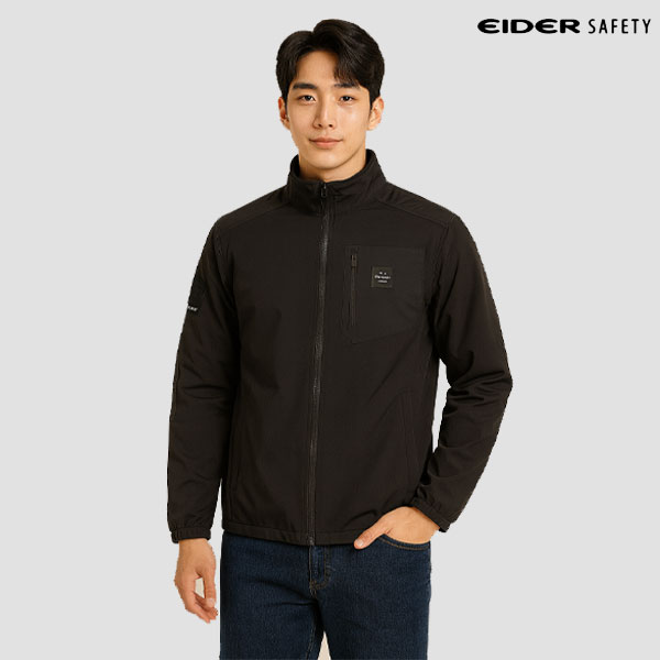 아이더 세이프티 우븐 포켓 하이넥 점퍼 JK-F2433 HMF24133