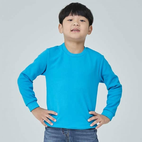 SH-20 특양면 아동용 무지 맨투맨 티셔츠 (유치원 초등학교 반티 단체티)