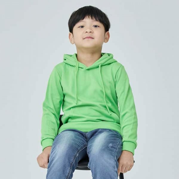 SH-21 특양면 아동용 무지 후드티셔츠 (유치원 초등학교 반티 단체티)