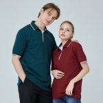 SH-70 카치온 지퍼 무지 반팔 카라티셔츠