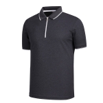 SH-70 카치온 지퍼 무지 반팔 카라티셔츠