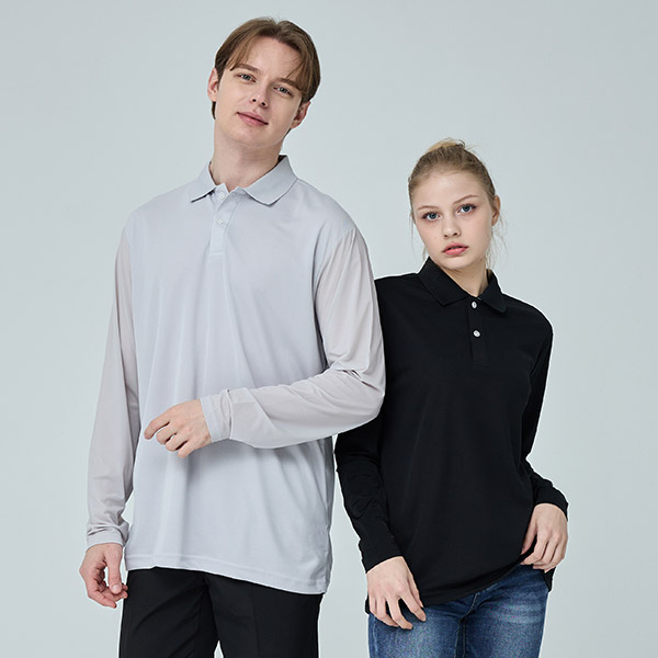 SH-80 에어로쿨 냉감 에리T 무지 긴팔 카라티셔츠