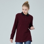 SH-81 카치온 후리스 에리T 무지 긴팔 카라티셔츠