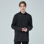 SH-81 카치온 후리스 에리T 무지 긴팔 카라티셔츠