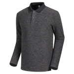 SH-81 카치온 후리스 에리T 무지 긴팔 카라티셔츠