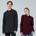 SH-81 카치온 후리스 에리T 무지 긴팔 카라티셔츠