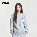 엠엘비(MLB) 베이직 스몰로고 오버핏 기모 맨투맨 3AMTB0646