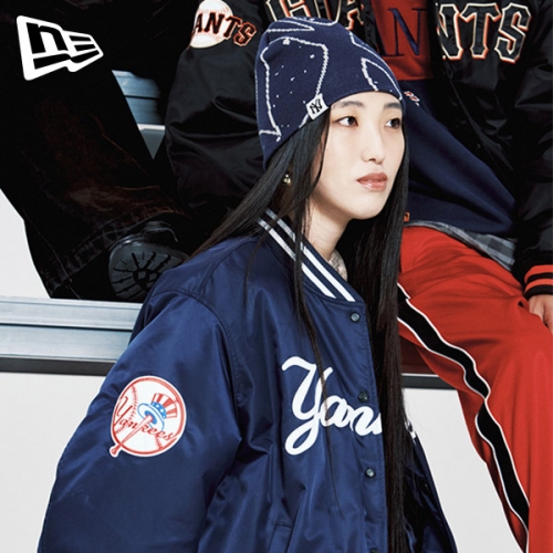 뉴에라(NEWERA) MLB 뉴욕 양키스 스타디움 재킷 드레스 블루스 14397905