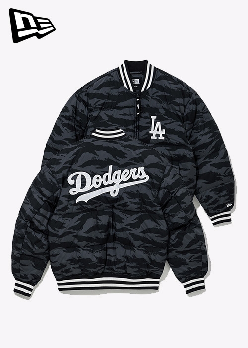 뉴에라(NEWERA) MLB LA 다저스 덕 다운 재킷 타이거카모 14397959