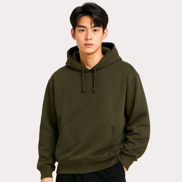 프린트스타 오버핏 기모 후드티셔츠 TS-00272