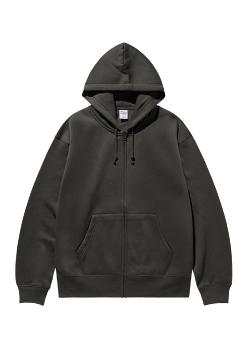 프린트스타 오버핏 기모 후드집업 TS-00273