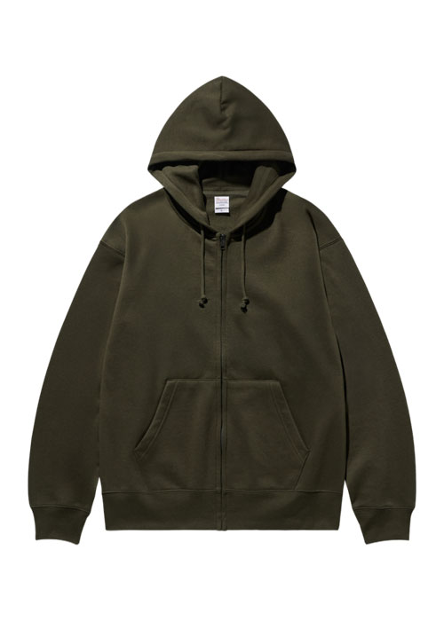 프린트스타 오버핏 기모 후드집업 TS-00273