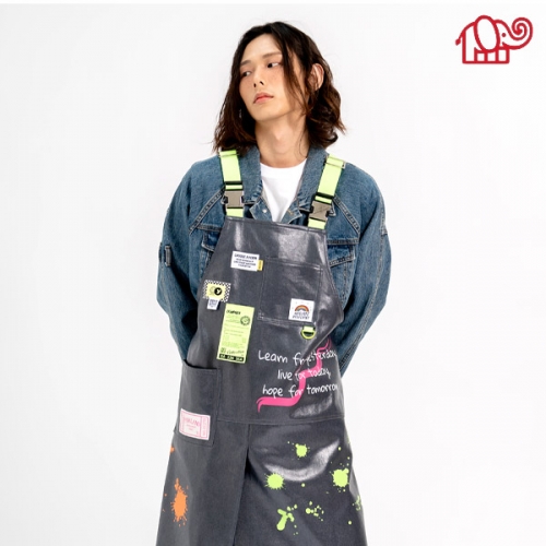 요들(YODEL) 네온 페인팅 에이프런 YDA-005