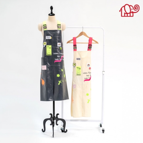 요들(YODEL) 네온 페인팅 에이프런 YDA-005