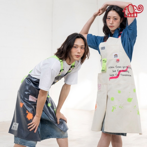 요들(YODEL) 네온 페인팅 에이프런 YDA-005