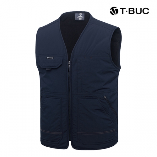티뷰크(T&middot;BUC) 작업복 플리스 안감 V조끼 TB-70