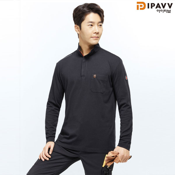 파브 방염 긴팔 티셔츠 FTS-2402 (국내방염원단)