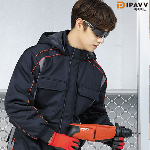 파브 겨울 동계 일체형 정비복 근무복 작업복 WM-S1101