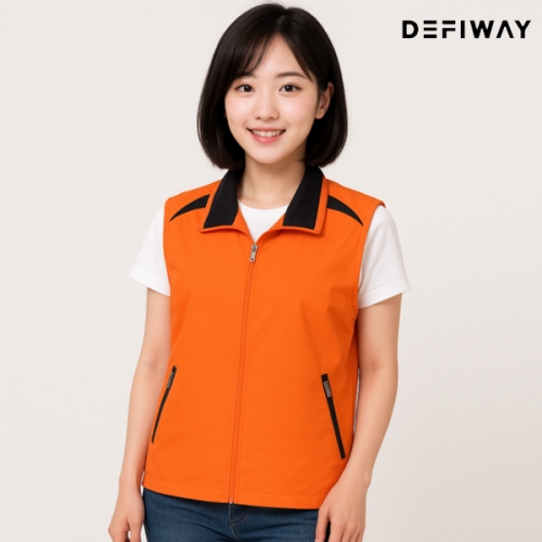 데피(DEFIWAY) 유니크 카라 조끼 DV-441