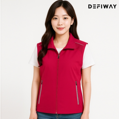 데피(DEFIWAY) 카라 망사 조끼 DV-150