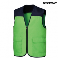 데피(DEFIWAY) T/C 배색 조끼 DV-331