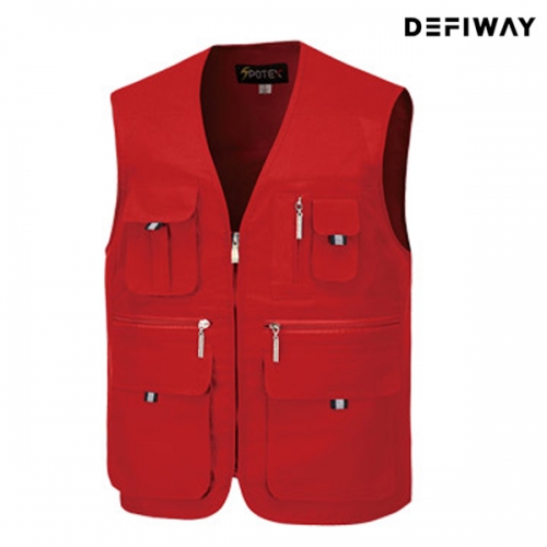 데피(DEFIWAY) 타스란 라운드 조끼 DV-221