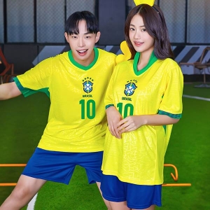 브라질 홈 국가대표 유니폼 축구복 반티 547A[아동 사이즈 가능]