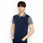 기능성 스판덱스 배색 반팔 카라티 S-98 (단체티 회사티셔츠 긴팔 단체복 제작 가능)