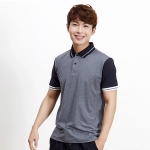 기능성 스판덱스 배색 반팔 카라티 S-98 (단체티 회사티셔츠 긴팔 단체복 제작 가능)