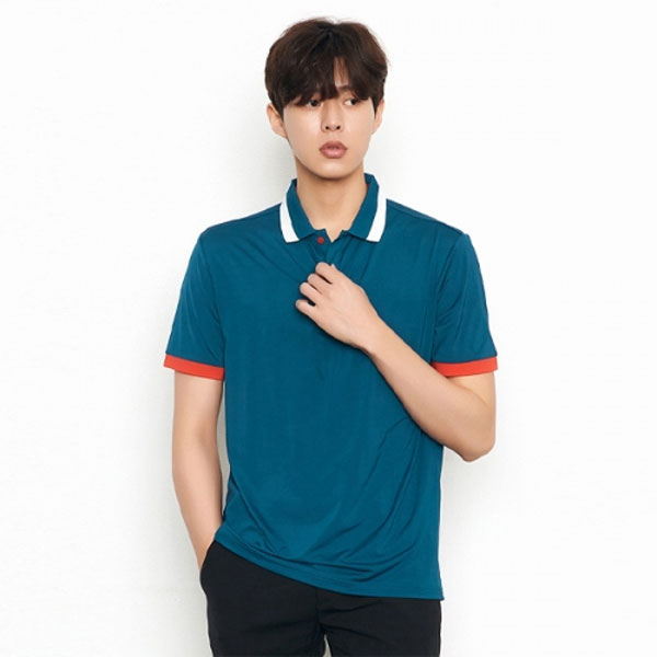 기능성 스판덱스 멀티라인 반팔 카라 단체티 S-97(긴팔 가능)