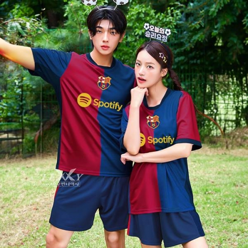 바르셀로나반티 홈 축구복 유니폼 반티 745A[아동~4XL 빅사이즈 가능]