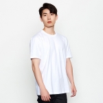 20수 백색 라운드 반팔 티셔츠 SH-10(긴팔 가능)