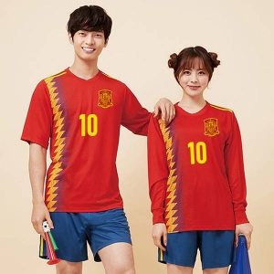 [★세트할인★]스페인 홈 국가대표 유니폼 축구복 반티 상하 세트 C1819