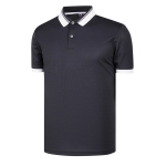 에어로쿨 골지 배색T S-17 무지티 반팔 카라티 단체티셔츠