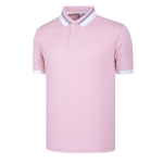 에어로쿨 골지 배색T S-17 무지티 반팔 카라티 단체티셔츠