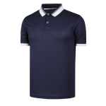 에어로쿨 골지 배색T S-17 무지티 반팔 카라티 단체티셔츠