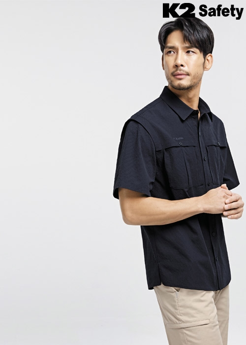 K2 세이프티 근무복/작업복 스트레치 메쉬 셔츠 SH-5401