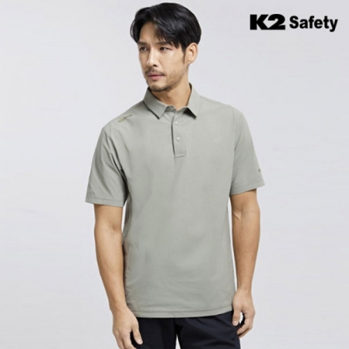 K2 세이프티 근무복 작업복 스판 소로나 반팔 카라티셔츠 TS-5201 - 5202