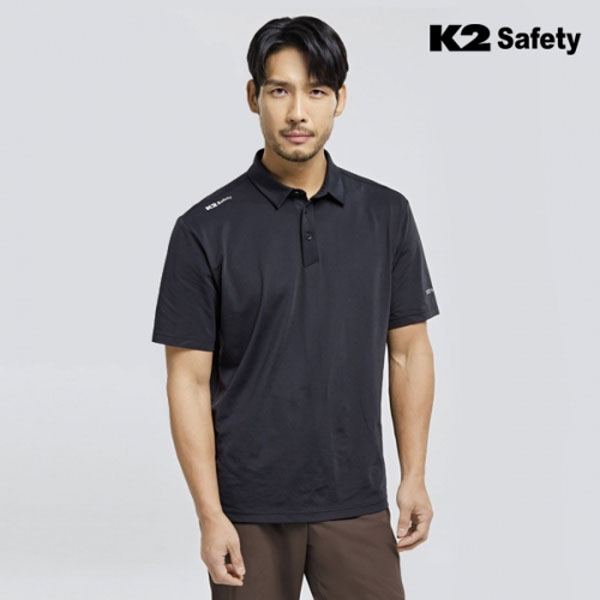 K2 세이프티 근무복/작업복 스판 나일론 반팔 카라티셔츠 TS-5203