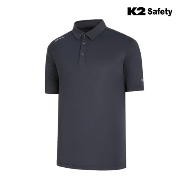 K2 세이프티 근무복 작업복 스판 나일론 반팔 카라티셔츠 TS-5203