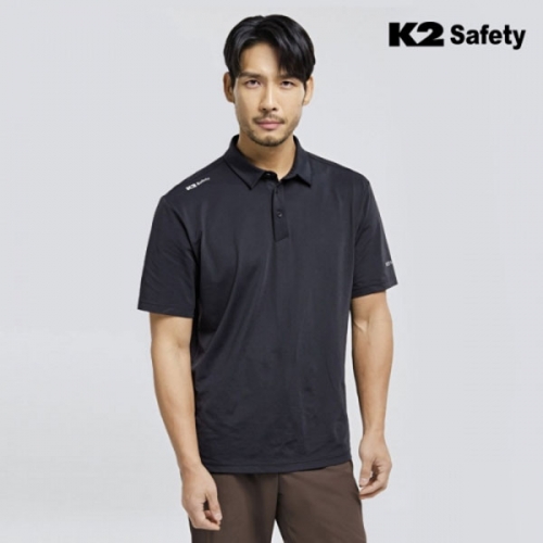 K2 세이프티 근무복 작업복 스판 나일론 반팔 카라티셔츠 TS-5203