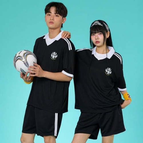 카라 풋볼져지 블랙 세트(상의기준)