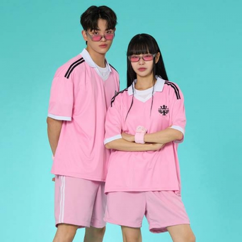 카라 풋볼져지 핑크 세트(상의기준)